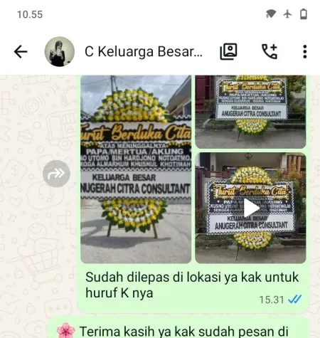 Pengiriman Papan Bunga Duka Jabong Pagaden