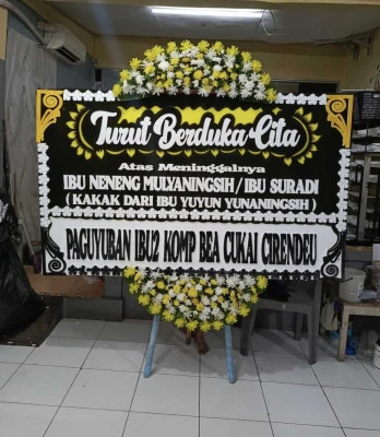 Papan Bunga di Jabong Pagaden